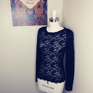 Forever 21 sheer blouse